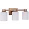 Craftmade Bretton 3 Light Vanity in Satin Brass