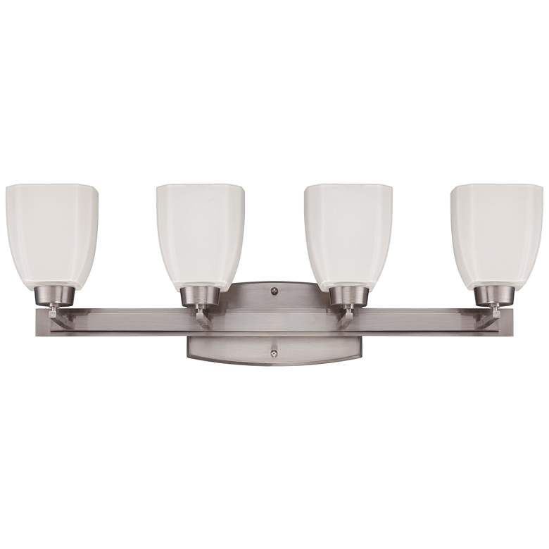 Image 1 Craftmade Bridwell 4 Light Vanity in Brushed Polished Nickel