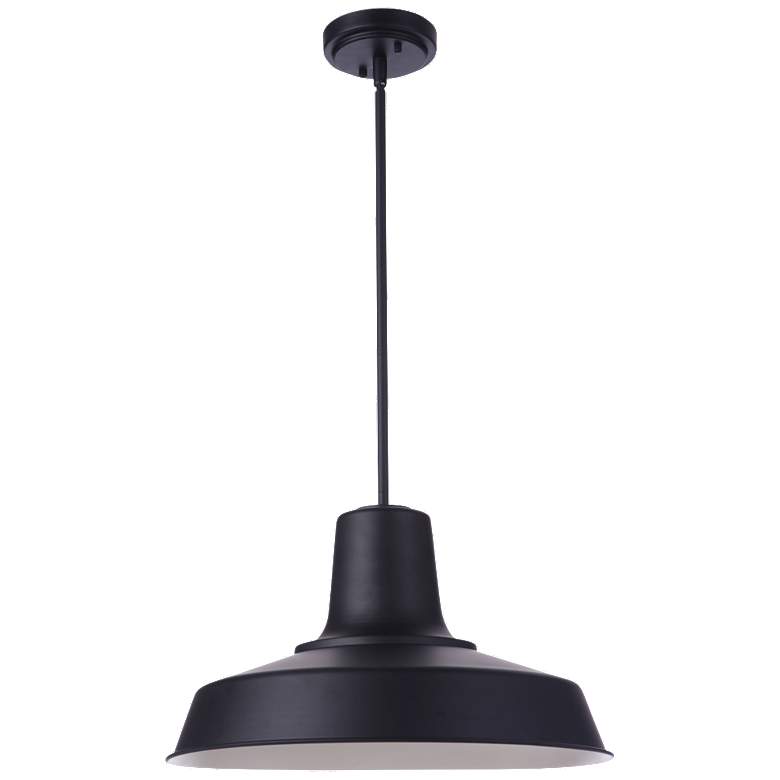 Image 1 Craftmade Briscoe 18" Wide Midnight Outdoor Hanging Light
