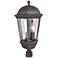 Craftmade Britannia 19 3/4" High Traditional Bronze Outdoor Post Light