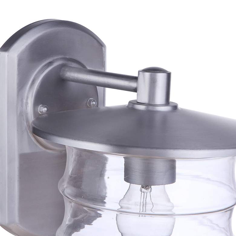 Image 4 Craftmade Canon 12 1/4"H Satin Aluminum Outdoor Wall Light more views