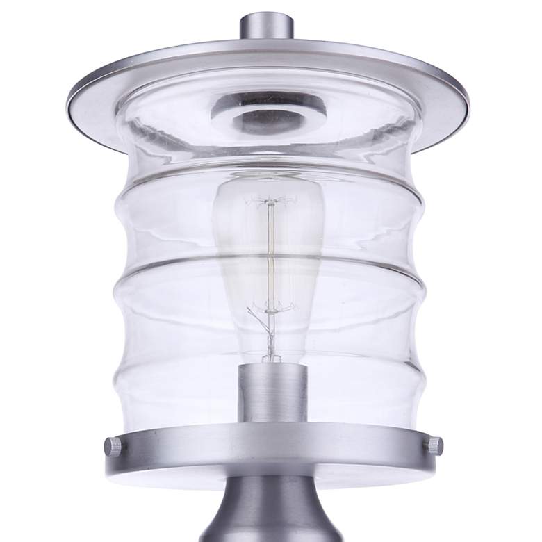Image 3 Craftmade Canon 14 1/4"H Satin Aluminum Outdoor Post Light more views