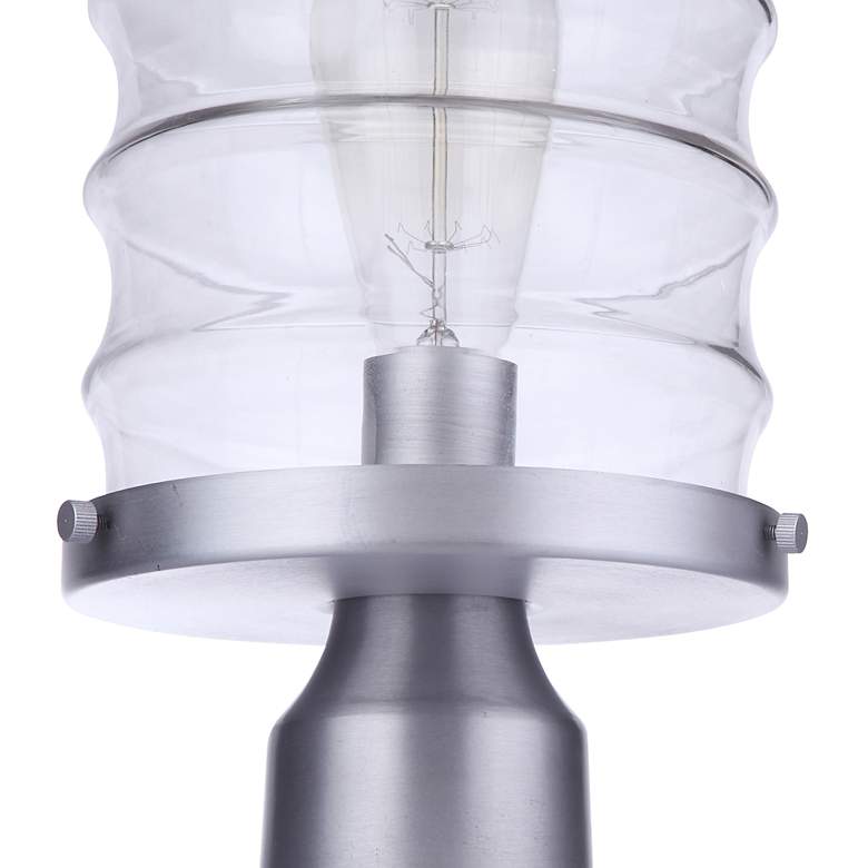 Image 4 Craftmade Canon 14 1/4"H Satin Aluminum Outdoor Post Light more views