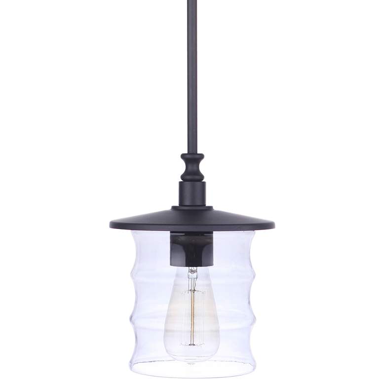 Image 1 Craftmade Canon 9 3/4 inch High Midnight Outdoor Hanging Light