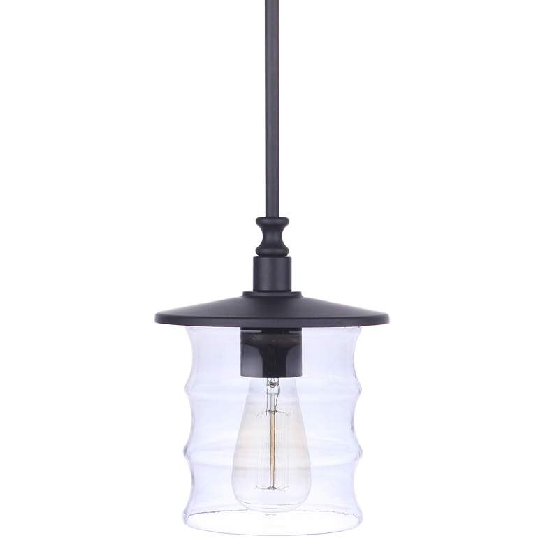Image 1 Craftmade Canon 9 3/4" High Midnight Outdoor Hanging Light