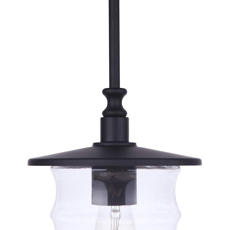 Image 6 Craftmade Canon 9 3/4" High Midnight Outdoor Hanging Light more views