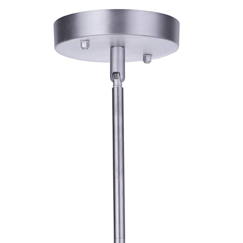 Image 2 Craftmade Canon 9 3/4"H Satin Aluminum Outdoor Hanging Light more views