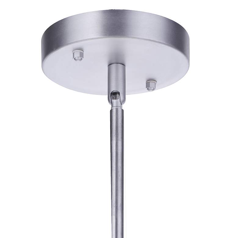 Image 5 Craftmade Canon 9 3/4"H Satin Aluminum Outdoor Hanging Light more views