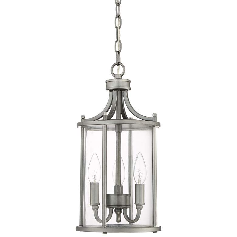 Image 1 Craftmade Carlton 16 1/2"H Chromite Outdoor Hanging Light