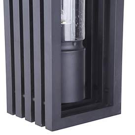 Image5 of Craftmade Carmel 19 1/2" High Textured Matte Black Outdoor Wall Light more views