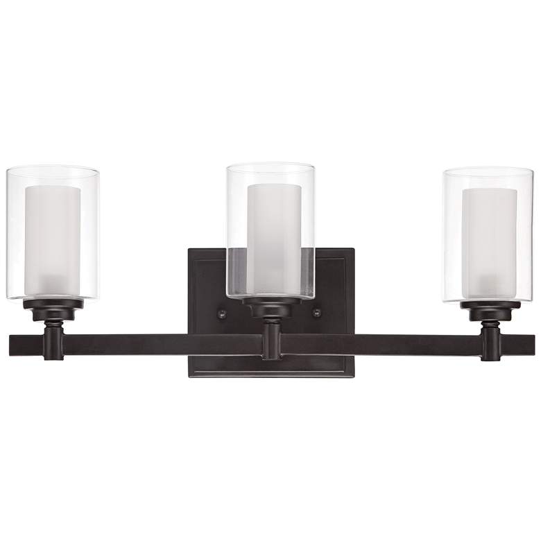 Image 1 Craftmade Celeste 19 1/2 inch Wide Espresso 3-Light Bath Light