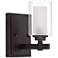 Craftmade Celeste 7" High Espresso Wall Sconce