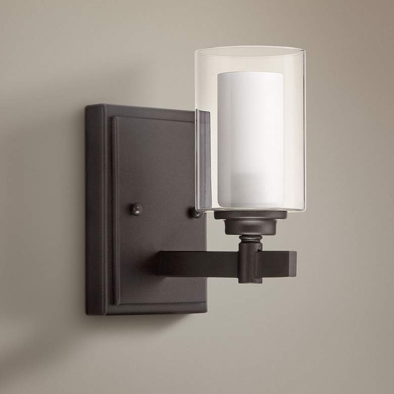 Image 1 Craftmade Celeste 7" High Espresso Wall Sconce