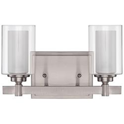 Craftmade Celeste 7&quot;H Polished Nickel 2-Light Wall Sconce
