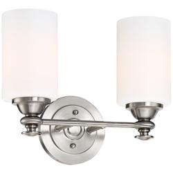 Craftmade Dardyn 13 1/4" High Brushed Nickel 2-Light Wall Sconce