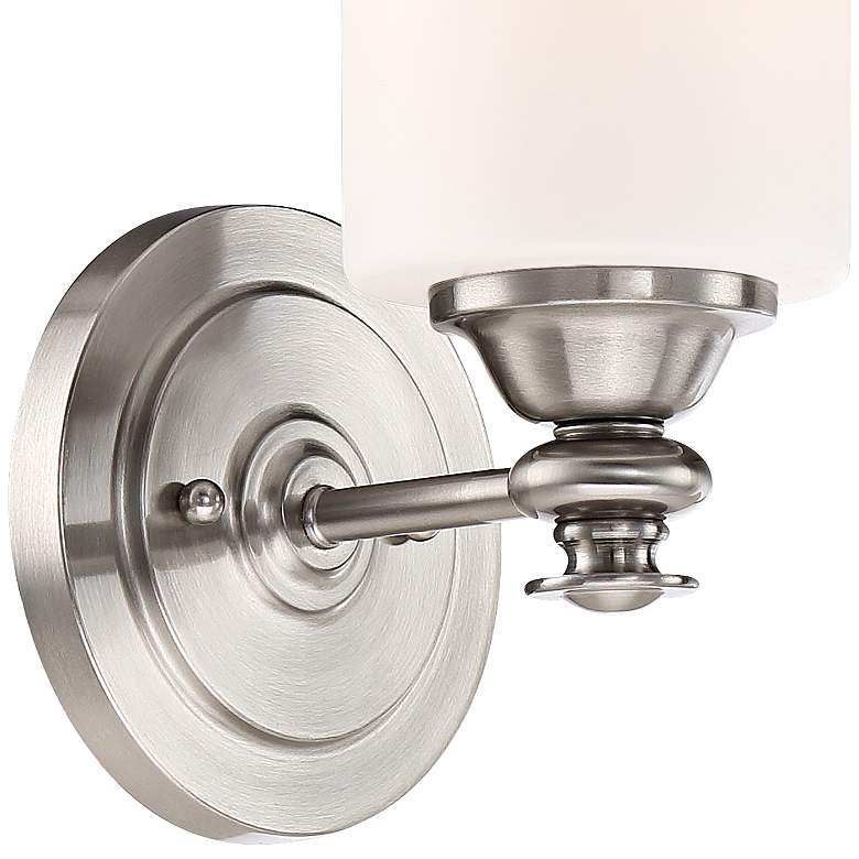 Image 3 Craftmade Dardyn 13 1/4" High Brushed Polished Nickel Sconce more views