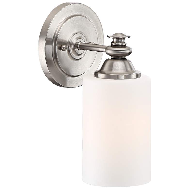 Image 4 Craftmade Dardyn 13 1/4" High Brushed Polished Nickel Sconce more views