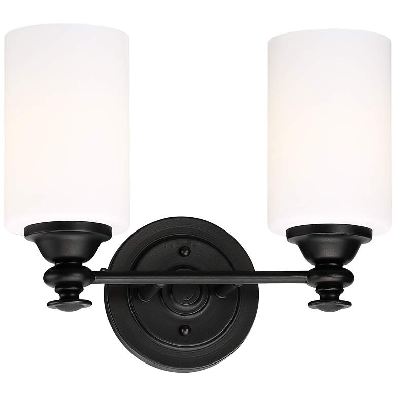 Image 1 Craftmade Dardyn 13 1/4" High Espresso 2-Light Wall Sconce