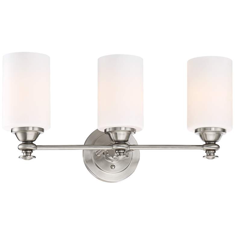 Image 2 Craftmade Dardyn 21 1/2" Brushed Polished Nickel 3-Light Bath Light