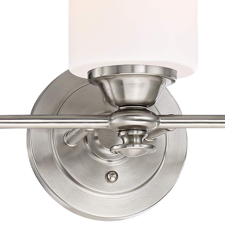 Image 3 Craftmade Dardyn 21 1/2" Brushed Polished Nickel 3-Light Bath Light more views