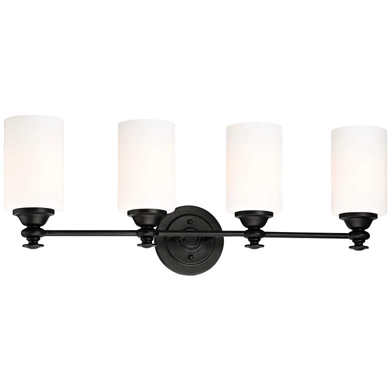 Image 1 Craftmade Dardyn 25" Wide Espresso 4-Light Bath Light