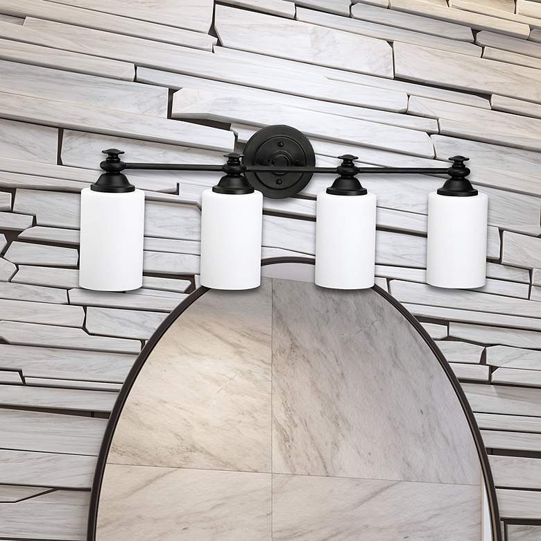 Image 1 Craftmade Dardyn 25" Wide Espresso 4-Light Bath Light