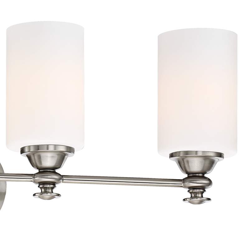 Image 3 Craftmade Dardyn 29 1/2" Wide Brushed Polished Nickel Bath Light more views