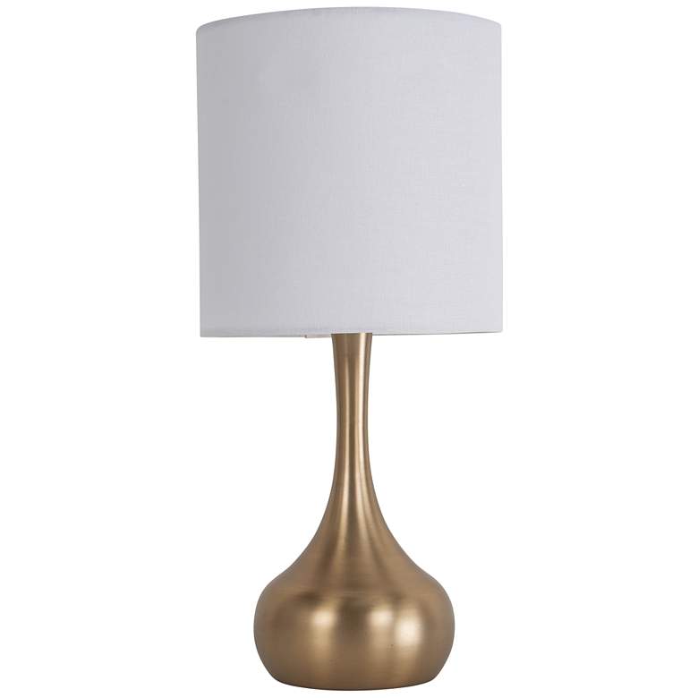Image 1 Craftmade Drop 17" High Modern Brass Finish Table Lamp