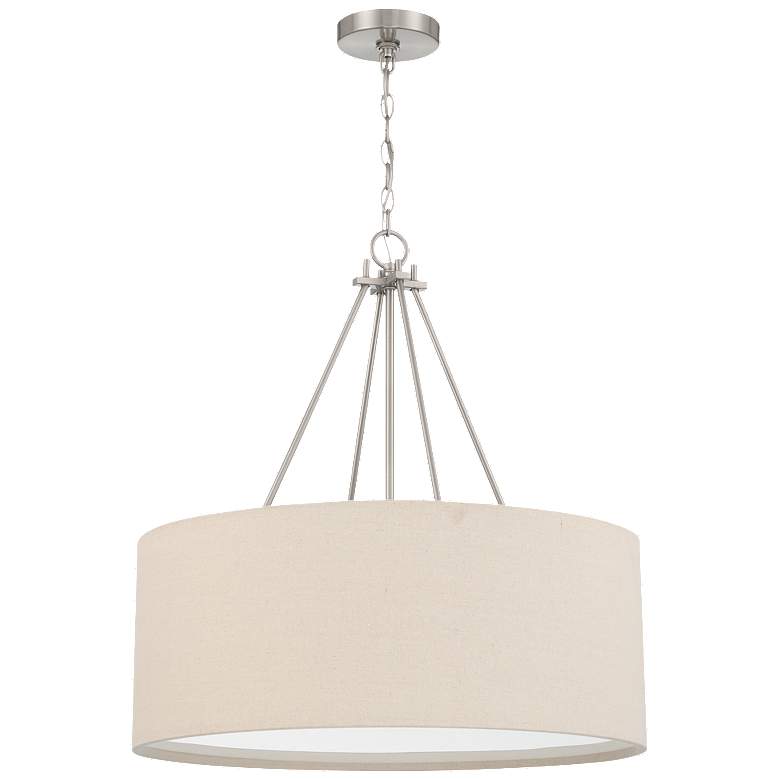 Image 1 Craftmade Duke 24"W Brushed Polished Nickel Pendant Light