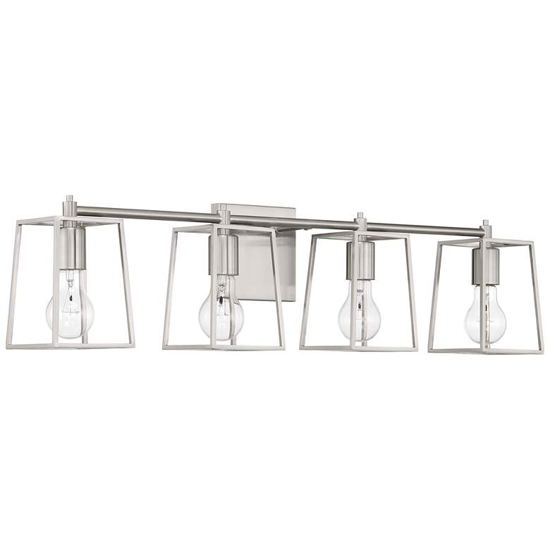 Image 1 Craftmade Dunn 4 Light Vanity in Brushed Polished Nickel