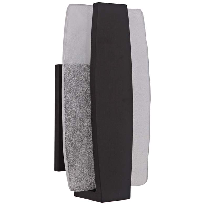 Image 1 Craftmade Duo 11"H Midnight LED Pocket Outdoor Wall Light