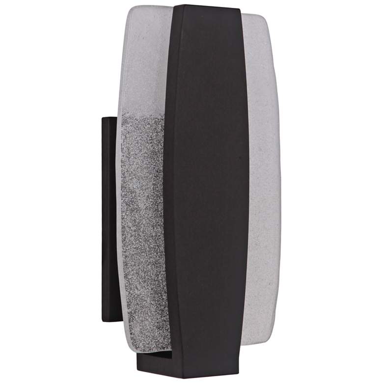 Image 1 Craftmade Duo 14"H Midnight LED Pocket Outdoor Wall Light