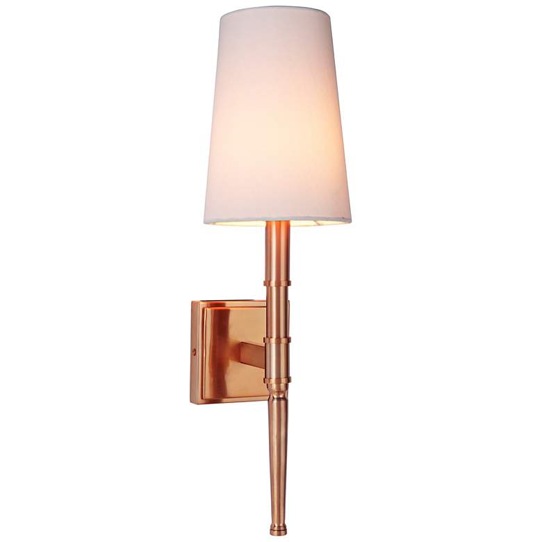 Image 1 Craftmade Ella 19 3/4" High Satin Brass Wall Sconce