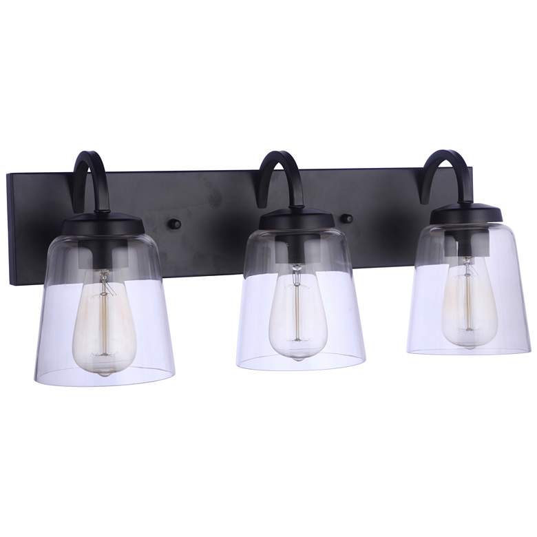 Image 1 Craftmade Elsa 3 Light Vanity in Flat Black