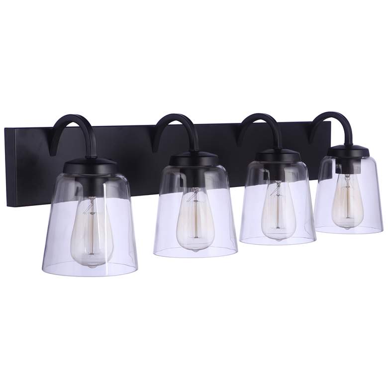 Image 1 Craftmade Elsa 4 Light Vanity in Flat Black