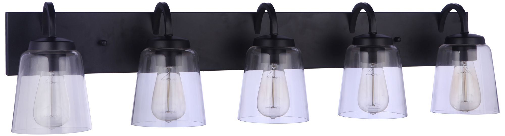 Craftmade Elsa 5 Light Vanity in Flat Black