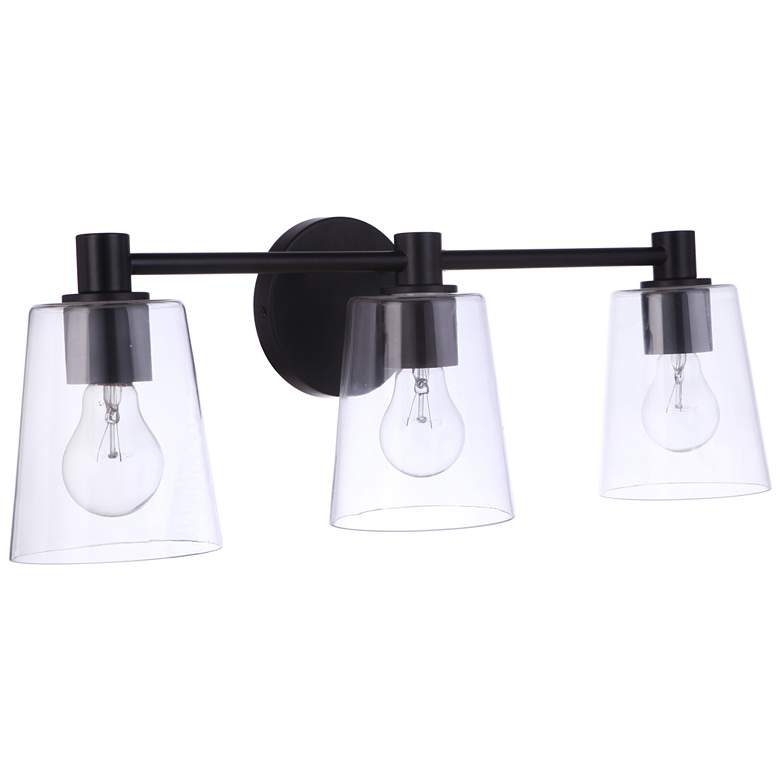 Image 1 Craftmade Emilio 3 Light Vanity in Flat Black