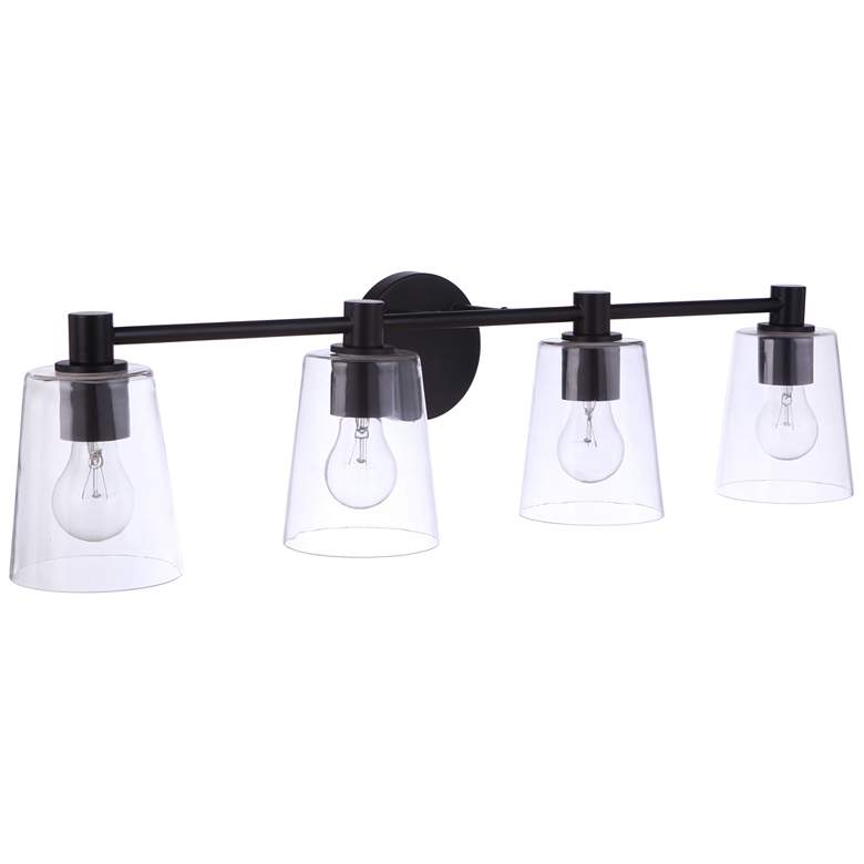 Image 1 Craftmade Emilio 4 Light Vanity in Flat Black