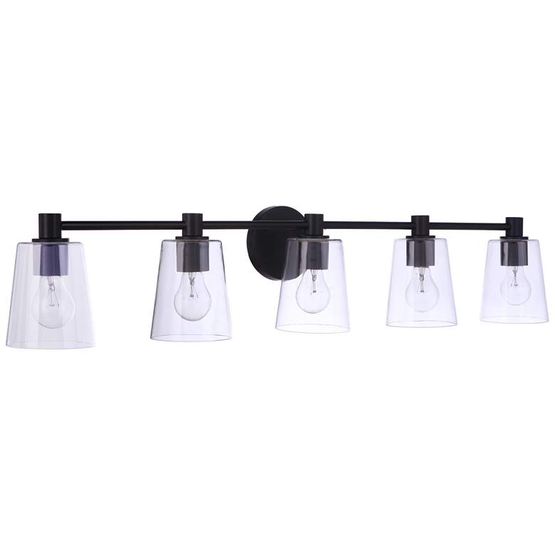 Image 1 Craftmade Emilio 5 Light Vanity in Flat Black