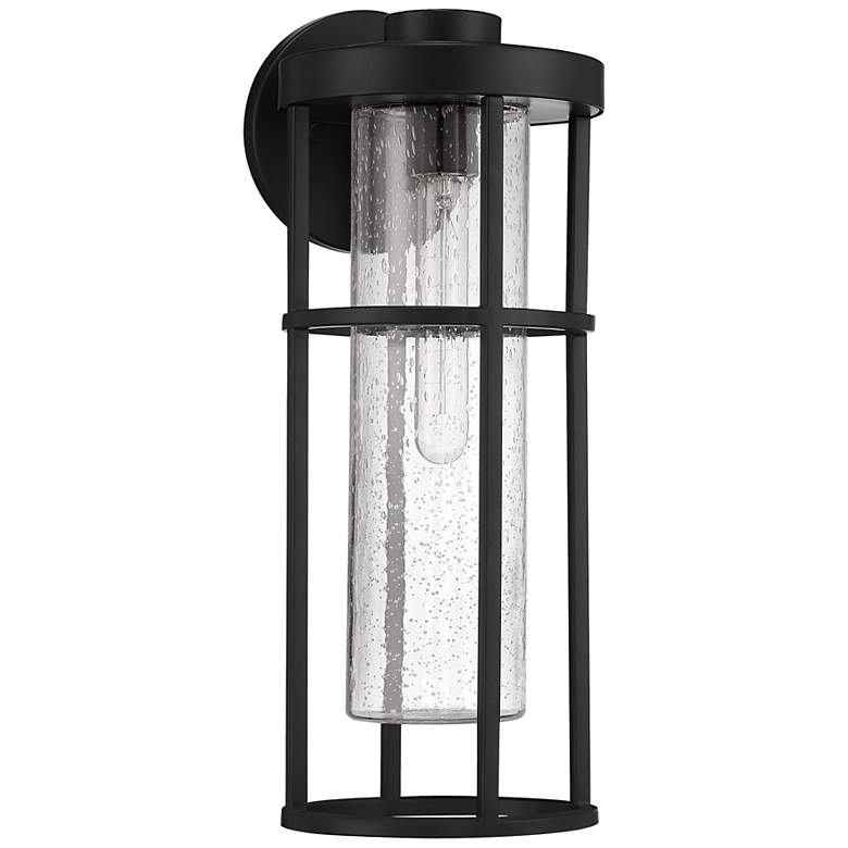 Image 1 Craftmade Encompass 18 1/4 inch High Midnight Outdoor Wall Light