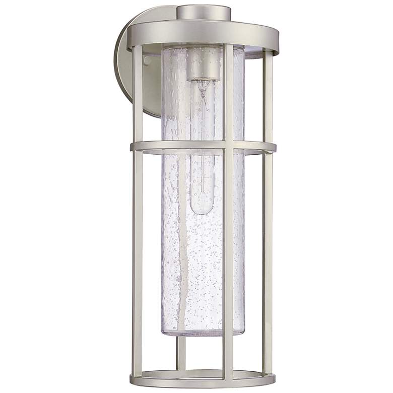 Image 1 Craftmade Encompass 18 1/4" High Satin Aluminum Outdoor Wall Light
