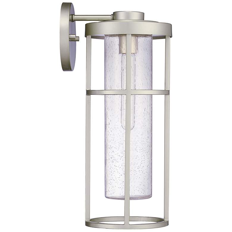 Image 2 Craftmade Encompass 18 1/4" High Satin Aluminum Outdoor Wall Light more views