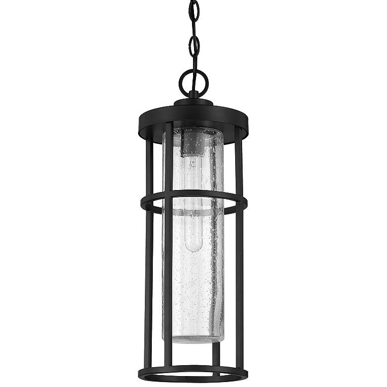 Image 2 Craftmade Encompass 20 inch High Midnight Outdoor Hanging Light