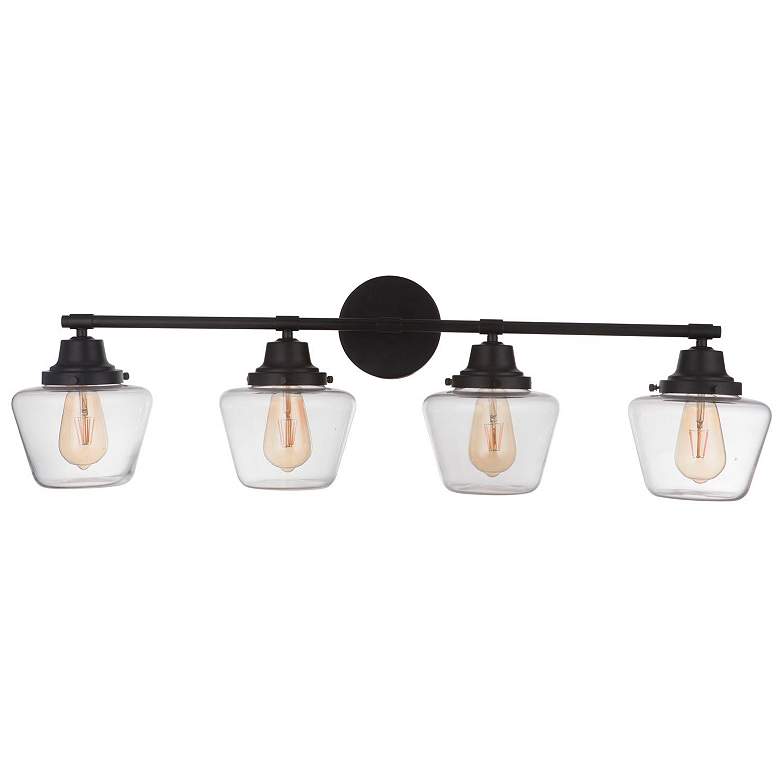 Image 1 Craftmade Essex 4 Light Vanity in Flat Black