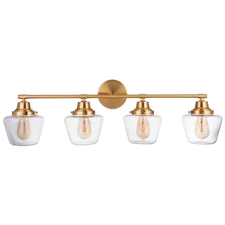 Image 1 Craftmade Essex 4 Light Vanity in Satin Brass
