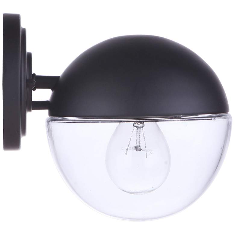 Image 2 Craftmade Evie 7 1/4" High Midnight Outdoor Wall Light more views