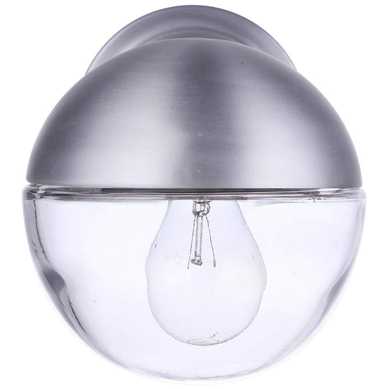 Image 2 Craftmade Evie 7 1/4" High Satin Aluminum Outdoor Wall Light more views