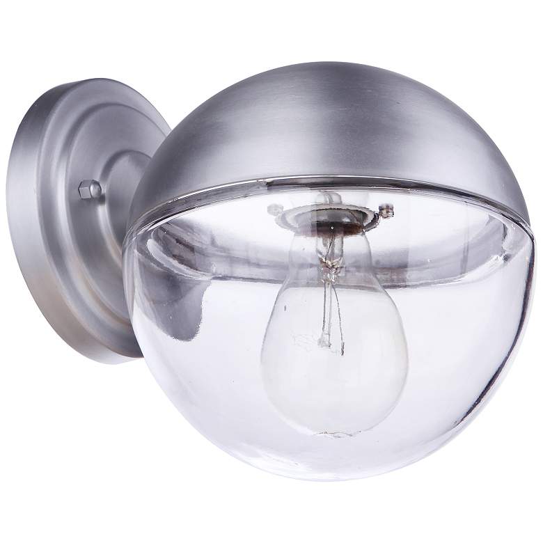Image 4 Craftmade Evie 7 1/4" High Satin Aluminum Outdoor Wall Light more views