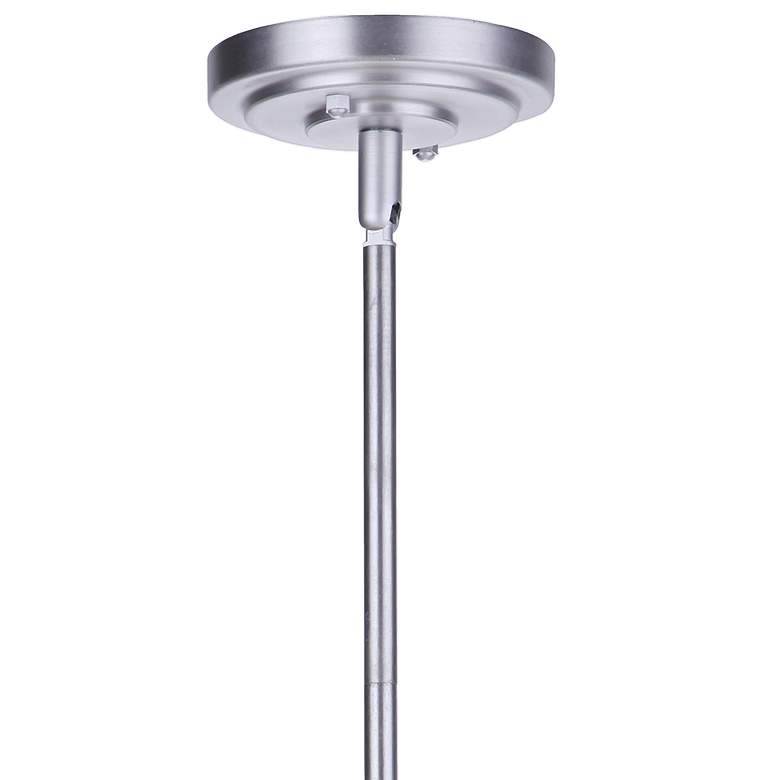 Image 2 Craftmade Evie 8 1/4"H Satin Aluminum Outdoor Hanging Light more views