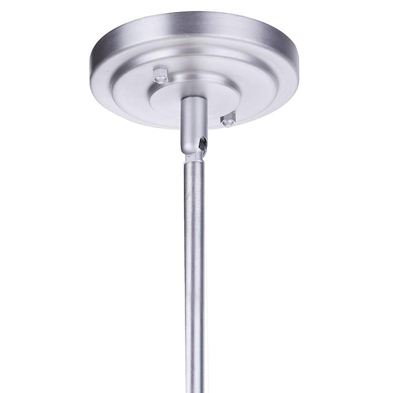 Image 5 Craftmade Evie 8 1/4"H Satin Aluminum Outdoor Hanging Light more views